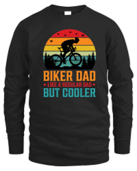 Product Biker Dad Like a Regular Dad But Cooler Unisex Sweatshirt