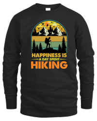 Product Happiness Is A Day Spent Hiking Unisex Sweatshirt