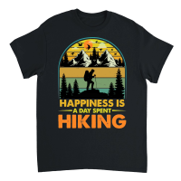 Product Happiness Is A Day Spent Hiking Unisex T-Shirt