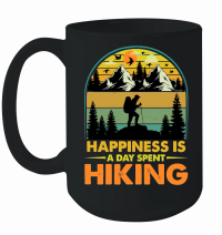 Product Happiness Is A Day Spent Hiking Mug