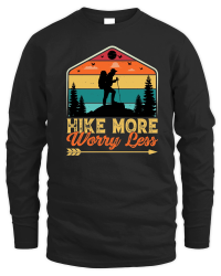 Product Hike More Worry Less Hiking Unisex Sweatshirt