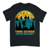 Product Think Outside No Box Necessary Hiking Unisex T-Shirt