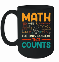 Product Math The Only Subject That Counts Mug