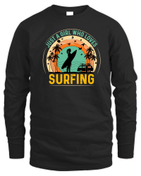 Product Just a Girl Who Loves Surfing Unisex Sweatshirt