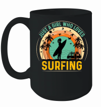 Product Just a Girl Who Loves Surfing Mug