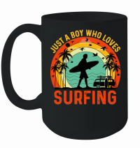 Product Just a Boy Who Loves Surfing Mug