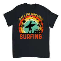 Product Just a Boy Who Loves Surfing Unisex T-Shirt