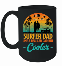 Product Surfer Dad Like A Regular Dad But Cooler Mug