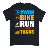 Product Swim Bike Run & Tacos Unisex T-Shirt