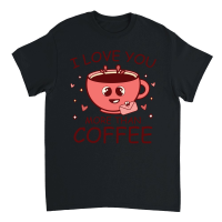 Product Retro Valentine Coffee Sublimation Unisex T-Shirt
