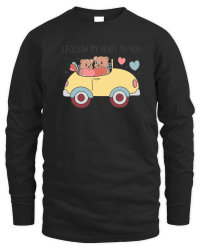 Product Retro Valentine Couple Bears Sublimation Unisex Sweatshirt