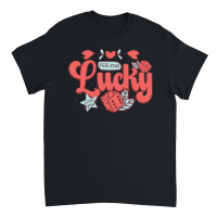 Product Retro Valentine Feeling Lucky Unisex T-Shirt