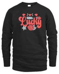 Product Retro Valentine Feeling Lucky Unisex Sweatshirt