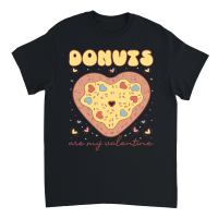 Product Retro Valentine Donut Sublimation Unisex T-Shirt