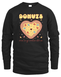 Product Retro Valentine Donut Sublimation Unisex Sweatshirt