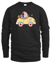 Product Retro Valentine Gnome  Sublimation Unisex Sweatshirt