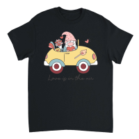 Product Retro Valentine Gnome  Sublimation Unisex T-Shirt
