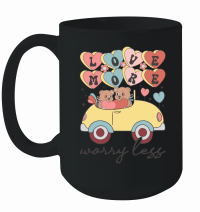 Product Retro Valentine Heart Candy Sublimation Mug