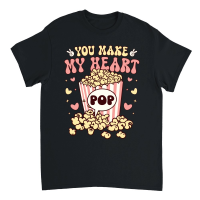 Product Retro Valentine Popcorn  Sublimation Unisex T-Shirt