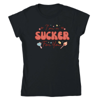 Product Retro Valentine Sucker Sublimation Classic Womens Crewneck T-shirt