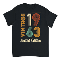 Product Vintage 1963 Limited Edition 60th Birthday Unisex T-Shirt