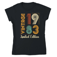 Product Vintage 1983 Limited Edition Birthday Classic Womens Crewneck T-shirt