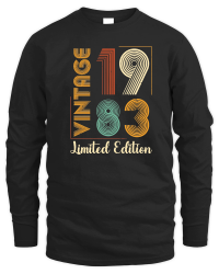 Product Vintage 1983 Limited Edition Birthday Unisex Sweatshirt