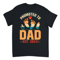 Product Promoted to Dad Est 2023 Unisex T-Shirt