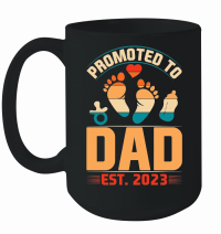 Product Promoted to Dad Est 2023 Mug