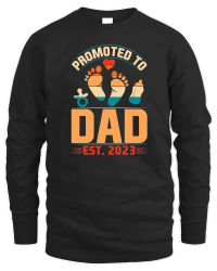Product Promoted to Dad Est 2023 Unisex Sweatshirt