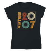 Product Vintage 2007 Birthday Classic Womens Crewneck T-shirt