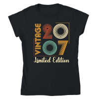 Product Vintage 2007 Limited Edition Birthday Classic Womens Crewneck T-shirt