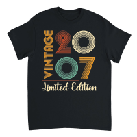 Product Vintage 2007 Limited Edition Birthday Unisex T-Shirt