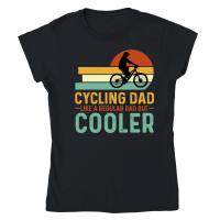 Product Cycling Dad Like A Regular Dad But Cooler Classic Womens Crewneck T-shirt