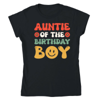 Product Auntie of the Birthday Boy Classic Womens Crewneck T-shirt