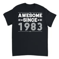 Product Awesome Since 1983 Birthday Unisex T-Shirt