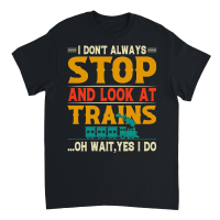 Product I Don't Always Stop Look At Trains Unisex T-Shirt
