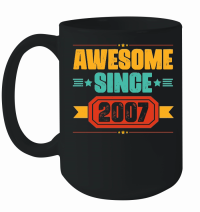Product Awesome Since 2007 Birthday Mug