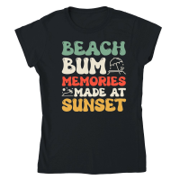 Product Beach Bum Memories Made At Sunset Classic Womens Crewneck T-shirt