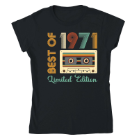 Product Best of 1971 Limited Edition Classic Womens Crewneck T-shirt