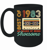 Product Best Of 1983 40 Years of Being Awesome Mug