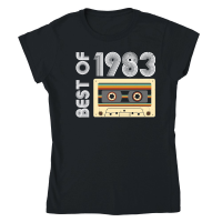 Product Best Of 1983 Birthday Classic Womens Crewneck T-shirt