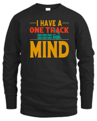 Product I Have A One Track Mind Train Lover Unisex Sweatshirt