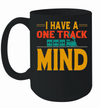 Product I Have A One Track Mind Train Lover Mug