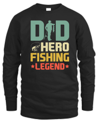 Product Dad Hero Fishing Legend Unisex Sweatshirt