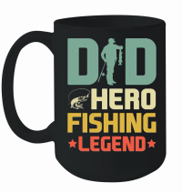 Product Dad Hero Fishing Legend Mug