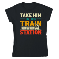 Product Take Him To The Train Station Classic Womens Crewneck T-shirt