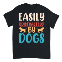 Product Easily Distracted by Dogs Unisex T-Shirt