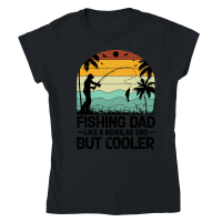 Product Fishing Dad Like A Regular Dad But Cooler Classic Womens Crewneck T-shirt