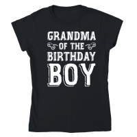 Product Grandma of the Birthday Boy Classic Womens Crewneck T-shirt